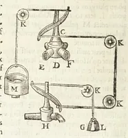 Picture 11 of 31 from Novvelle invention de lever l'eav plvs havlt que sa source : auec quelques machines mouantes par le moyen de l'eau et vn discours de la conduite d'ycelle (1644), leaf 22