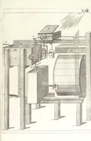 An illustration from Novvelle invention de lever l'eav plvs havlt que sa source : auec quelques machines mouantes par le moyen de l'eau et vn discours de la conduite d'ycelle (1644)