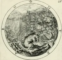 Picture 32 of 109 from Nucleus emblematum selectissimorum : quae Itali vulgo impresas vocant : priuata industria, studio singulari, vndiq[ue] conquisitus, non paucis venustis inuentionibus auctus, additis carminib[us] illustratus (1611), leaf 104