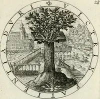 An illustration from Nucleus emblematum selectissimorum : quae Itali vulgo impresas vocant : priuata industria, studio singulari, vndiq[ue] conquisitus, non paucis venustis inuentionibus auctus, additis carminib[us] illustratus (1611)
