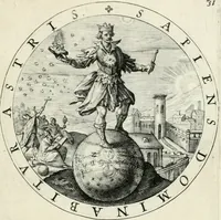 Picture 37 of 109 from Nucleus emblematum selectissimorum : quae Itali vulgo impresas vocant : priuata industria, studio singulari, vndiq[ue] conquisitus, non paucis venustis inuentionibus auctus, additis carminib[us] illustratus (1611), leaf 114