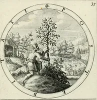 An illustration from Nucleus emblematum selectissimorum : quae Itali vulgo impresas vocant : priuata industria, studio singulari, vndiq[ue] conquisitus, non paucis venustis inuentionibus auctus, additis carminib[us] illustratus (1611)