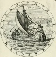 Picture 43 of 109 from Nucleus emblematum selectissimorum : quae Itali vulgo impresas vocant : priuata industria, studio singulari, vndiq[ue] conquisitus, non paucis venustis inuentionibus auctus, additis carminib[us] illustratus (1611), leaf 126