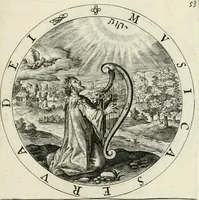 Picture 61 of 109 from Nucleus emblematum selectissimorum : quae Itali vulgo impresas vocant : priuata industria, studio singulari, vndiq[ue] conquisitus, non paucis venustis inuentionibus auctus, additis carminib[us] illustratus (1611), leaf 158