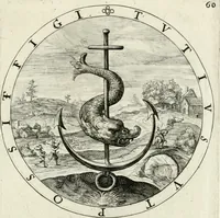An illustration from Nucleus emblematum selectissimorum : quae Itali vulgo impresas vocant : priuata industria, studio singulari, vndiq[ue] conquisitus, non paucis venustis inuentionibus auctus, additis carminib[us] illustratus (1611)