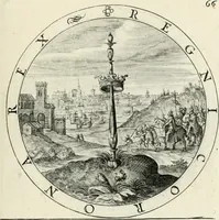 An illustration from Nucleus emblematum selectissimorum : quae Itali vulgo impresas vocant : priuata industria, studio singulari, vndiq[ue] conquisitus, non paucis venustis inuentionibus auctus, additis carminib[us] illustratus (1611)