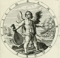 Picture 78 of 109 from Nucleus emblematum selectissimorum : quae Itali vulgo impresas vocant : priuata industria, studio singulari, vndiq[ue] conquisitus, non paucis venustis inuentionibus auctus, additis carminib[us] illustratus (1611), leaf 192