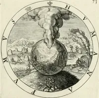 Picture 81 of 109 from Nucleus emblematum selectissimorum : quae Itali vulgo impresas vocant : priuata industria, studio singulari, vndiq[ue] conquisitus, non paucis venustis inuentionibus auctus, additis carminib[us] illustratus (1611), leaf 198