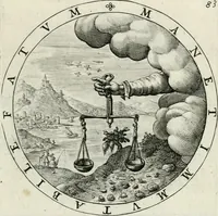 Picture 92 of 109 from Nucleus emblematum selectissimorum : quae Itali vulgo impresas vocant : priuata industria, studio singulari, vndiq[ue] conquisitus, non paucis venustis inuentionibus auctus, additis carminib[us] illustratus (1611), leaf 218