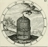 Picture 93 of 109 from Nucleus emblematum selectissimorum : quae Itali vulgo impresas vocant : priuata industria, studio singulari, vndiq[ue] conquisitus, non paucis venustis inuentionibus auctus, additis carminib[us] illustratus (1611), leaf 220