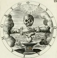 An illustration from Nucleus emblematum selectissimorum : quae Itali vulgo impresas vocant : priuata industria, studio singulari, vndiq[ue] conquisitus, non paucis venustis inuentionibus auctus, additis carminib[us] illustratus (1611)