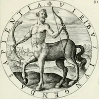 Picture 100 of 109 from Nucleus emblematum selectissimorum : quae Itali vulgo impresas vocant : priuata industria, studio singulari, vndiq[ue] conquisitus, non paucis venustis inuentionibus auctus, additis carminib[us] illustratus (1611), leaf 234