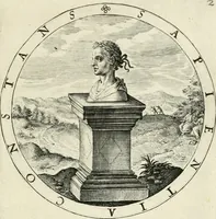 Picture 8 of 109 from Nucleus emblematum selectissimorum : quae Itali vulgo impresas vocant : priuata industria, studio singulari, vndiq[ue] conquisitus, non paucis venustis inuentionibus auctus, additis carminib[us] illustratus (1611), leaf 56