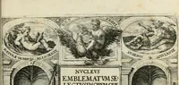 Picture 2 of 109 from Nucleus emblematum selectissimorum : quae Itali vulgo impresas vocant : priuata industria, studio singulari, vndiq[ue] conquisitus, non paucis venustis inuentionibus auctus, additis carminib[us] illustratus (1611), leaf 6