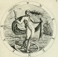 An illustration from Nucleus emblematum selectissimorum : quae Itali vulgo impresas vocant : priuata industria, studio singulari, vndiq[ue] conquisitus, non paucis venustis inuentionibus auctus, additis carminib[us] illustratus (1611)