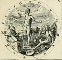 Picture 20 of 109 from Nucleus emblematum selectissimorum : quae Itali vulgo impresas vocant : priuata industria, studio singulari, vndiq[ue] conquisitus, non paucis venustis inuentionibus auctus, additis carminib[us] illustratus (1611), leaf 80
