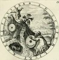 Picture 25 of 109 from Nucleus emblematum selectissimorum : quae Itali vulgo impresas vocant : priuata industria, studio singulari, vndiq[ue] conquisitus, non paucis venustis inuentionibus auctus, additis carminib[us] illustratus (1611), leaf 90