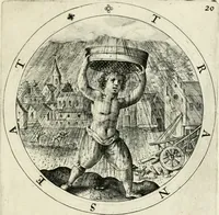 Picture 26 of 109 from Nucleus emblematum selectissimorum : quae Itali vulgo impresas vocant : priuata industria, studio singulari, vndiq[ue] conquisitus, non paucis venustis inuentionibus auctus, additis carminib[us] illustratus (1611), leaf 92