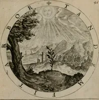 Picture 50 of 103 from Nucleus emblematum selectissimorum : quae Itali vulgo impresas vocant priuata industria studio singulari, vndiq[e] conquisitus, non paucis venustis inuentionibus auctus, additis carminib[us] illustratus (1611), leaf 104