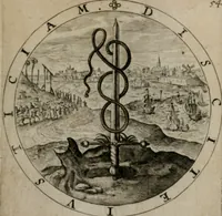 Picture 58 of 103 from Nucleus emblematum selectissimorum : quae Itali vulgo impresas vocant priuata industria studio singulari, vndiq[e] conquisitus, non paucis venustis inuentionibus auctus, additis carminib[us] illustratus (1611), leaf 120