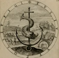 Picture 63 of 103 from Nucleus emblematum selectissimorum : quae Itali vulgo impresas vocant priuata industria studio singulari, vndiq[e] conquisitus, non paucis venustis inuentionibus auctus, additis carminib[us] illustratus (1611), leaf 132