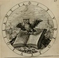 Picture 70 of 103 from Nucleus emblematum selectissimorum : quae Itali vulgo impresas vocant priuata industria studio singulari, vndiq[e] conquisitus, non paucis venustis inuentionibus auctus, additis carminib[us] illustratus (1611), leaf 146