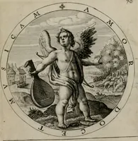 Picture 73 of 103 from Nucleus emblematum selectissimorum : quae Itali vulgo impresas vocant priuata industria studio singulari, vndiq[e] conquisitus, non paucis venustis inuentionibus auctus, additis carminib[us] illustratus (1611), leaf 152