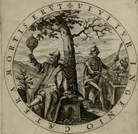 Picture 5 of 103 from Nucleus emblematum selectissimorum : quae Itali vulgo impresas vocant priuata industria studio singulari, vndiq[e] conquisitus, non paucis venustis inuentionibus auctus, additis carminib[us] illustratus (1611), leaf 16