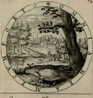 Picture 77 of 103 from Nucleus emblematum selectissimorum : quae Itali vulgo impresas vocant priuata industria studio singulari, vndiq[e] conquisitus, non paucis venustis inuentionibus auctus, additis carminib[us] illustratus (1611), leaf 160