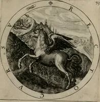 Picture 96 of 103 from Nucleus emblematum selectissimorum : quae Itali vulgo impresas vocant priuata industria studio singulari, vndiq[e] conquisitus, non paucis venustis inuentionibus auctus, additis carminib[us] illustratus (1611), leaf 198