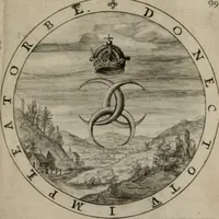 Picture 102 of 103 from Nucleus emblematum selectissimorum : quae Itali vulgo impresas vocant priuata industria studio singulari, vndiq[e] conquisitus, non paucis venustis inuentionibus auctus, additis carminib[us] illustratus (1611), leaf 210