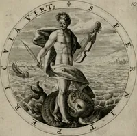 An illustration from Nucleus emblematum selectissimorum : quae Itali vulgo impresas vocant priuata industria studio singulari, vndiq[e] conquisitus, non paucis venustis inuentionibus auctus, additis carminib[us] illustratus (1611)