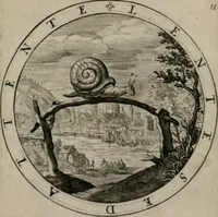 An illustration from Nucleus emblematum selectissimorum : quae Itali vulgo impresas vocant priuata industria studio singulari, vndiq[e] conquisitus, non paucis venustis inuentionibus auctus, additis carminib[us] illustratus (1611)