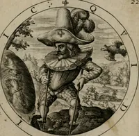 Picture 25 of 103 from Nucleus emblematum selectissimorum : quae Itali vulgo impresas vocant priuata industria studio singulari, vndiq[e] conquisitus, non paucis venustis inuentionibus auctus, additis carminib[us] illustratus (1611), leaf 56