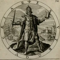 Picture 35 of 103 from Nucleus emblematum selectissimorum : quae Itali vulgo impresas vocant priuata industria studio singulari, vndiq[e] conquisitus, non paucis venustis inuentionibus auctus, additis carminib[us] illustratus (1611), leaf 76