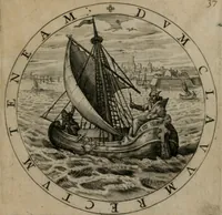 Picture 40 of 103 from Nucleus emblematum selectissimorum : quae Itali vulgo impresas vocant priuata industria studio singulari, vndiq[e] conquisitus, non paucis venustis inuentionibus auctus, additis carminib[us] illustratus (1611), leaf 86