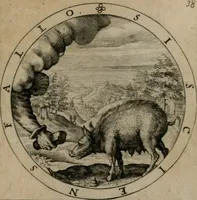 Picture 41 of 103 from Nucleus emblematum selectissimorum : quae Itali vulgo impresas vocant priuata industria studio singulari, vndiq[e] conquisitus, non paucis venustis inuentionibus auctus, additis carminib[us] illustratus (1611), leaf 88