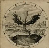 An illustration from Nucleus emblematum selectissimorum : quae Itali vulgo impresas vocant priuata industria studio singulari, vndiq[e] conquisitus, non paucis venustis inuentionibus auctus, additis carminib[us] illustratus (1611)