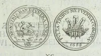 Picture 61 of 71 from Numismata. A discourse of medals, antient and modern. Together with some account of heads and effigies of illustrious, and famous persons, in sculps and tailledouce, of whom we have no medals extant; and of the use to be derived from them. To which is added a digression concerning physiognomy (1697), leaf 165