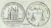 Picture 62 of 71 from Numismata. A discourse of medals, antient and modern. Together with some account of heads and effigies of illustrious, and famous persons, in sculps and tailledouce, of whom we have no medals extant; and of the use to be derived from them. To which is added a digression concerning physiognomy (1697), leaf 166