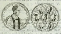 Picture 63 of 71 from Numismata. A discourse of medals, antient and modern. Together with some account of heads and effigies of illustrious, and famous persons, in sculps and tailledouce, of whom we have no medals extant; and of the use to be derived from them. To which is added a digression concerning physiognomy (1697), leaf 167