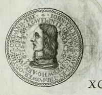 An illustration from Numismata. A discourse of medals, antient and modern. Together with some account of heads and effigies of illustrious, and famous persons, in sculps and tailledouce, of whom we have no medals extant; and of the use to be derived from them. To which is added a digression concerning physiognomy (1697)