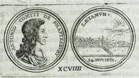 Picture 69 of 71 from Numismata. A discourse of medals, antient and modern. Together with some account of heads and effigies of illustrious, and famous persons, in sculps and tailledouce, of whom we have no medals extant; and of the use to be derived from them. To which is added a digression concerning physiognomy (1697), leaf 187