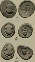 An illustration from Numismata graeca; Greek coin-types, classified for immediate identification (1910)