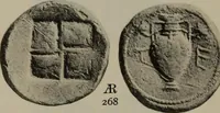 An illustration from Numismata graeca; Greek coin-types, classified for immediate identification (1910)