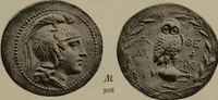 An illustration from Numismata graeca; Greek coin-types, classified for immediate identification (1910)