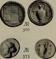 Picture 52 of 528 from Numismata graeca; Greek coin-types, classified for immediate identification (1910), leaf 186
