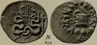 An illustration from Numismata graeca; Greek coin-types, classified for immediate identification (1910)
