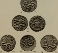 An illustration from Numismata graeca; Greek coin-types, classified for immediate identification (1910)
