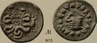 An illustration from Numismata graeca; Greek coin-types, classified for immediate identification (1910)